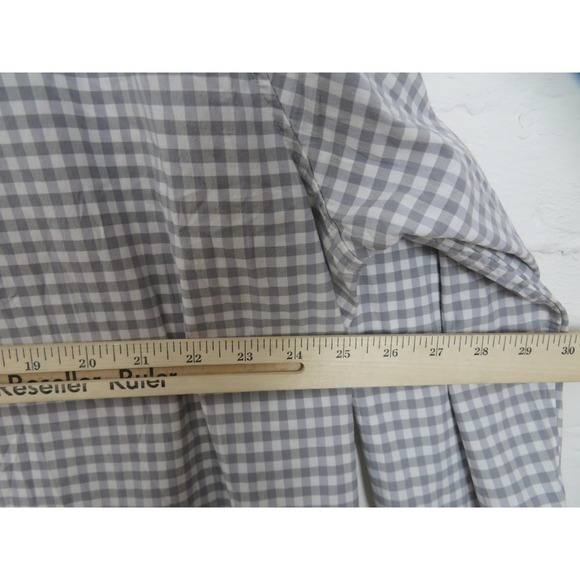 Vineyard Vines Shirt Mens 2XL Gray Gingham On-The-Go Performance Button Up - Picture 5 of 6